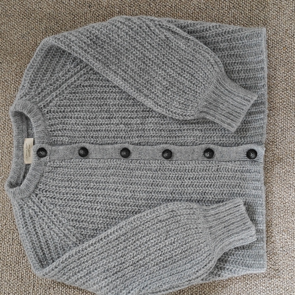Sezane Emile cardigan in mottled gray, XSmall - Picture 13 of 16